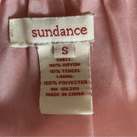 Sundance Veeda Patchwork Mixed Print Handkerchief Hem Boho Midi Dress, Small - Picture 13 of 16
